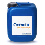 Blue plastic barrel